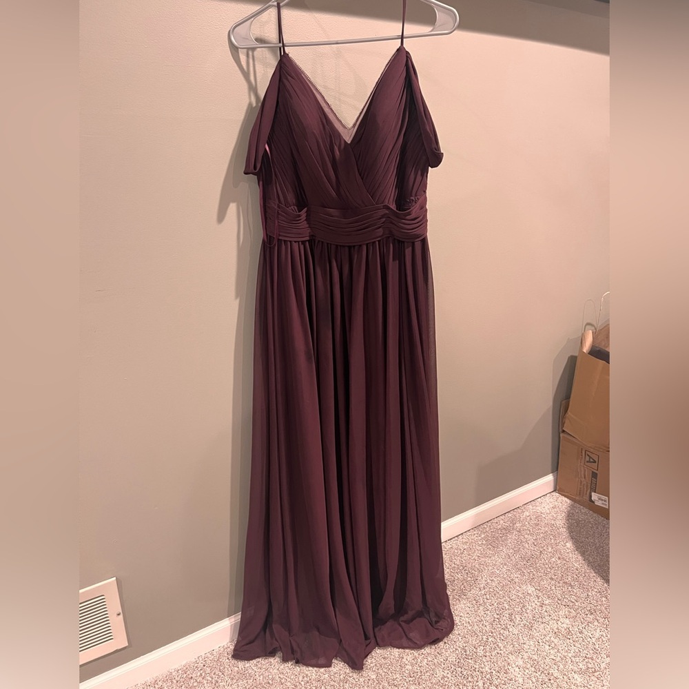 Burgundydy Bridesmaid Dress